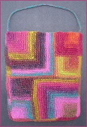 Large And Small Miters Felted Bag Knitting Pattern