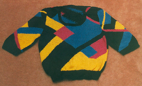 geometric pullover